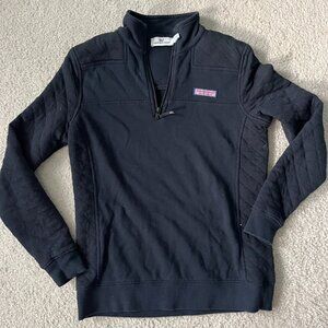 Vineyard Vines Navy Blue Quarter Zip Shep Shirt (Size XXS)
